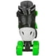 thumbnail image 2 of Patines Roller Derby Trac Star ajustables para niños, negro/verde, 2 of 4