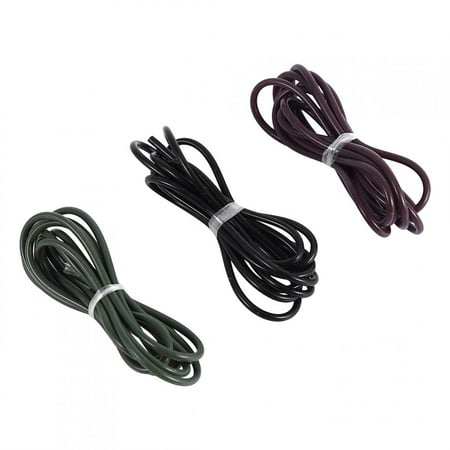 3PCS Silicone Rigs Tube Sleeves with Fake Line 1M Tackle Kit Carp Fishing Lure Set