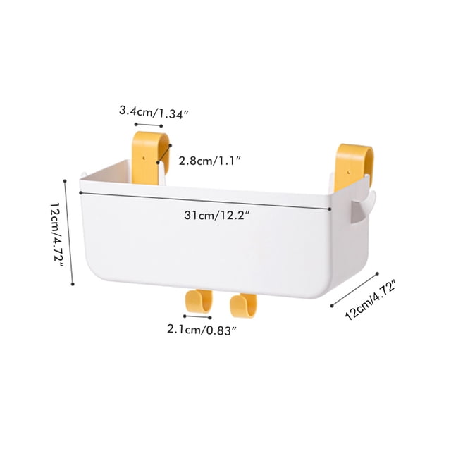 Organizador de cama, almacenamiento de cabecera de cama de plástico, cesta colgante, estante para mesa de cama, organizador de cesta