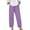 Purple, variant on cfhntfmh Pajama Pants for Women Plaid Stretch Comfy Lounge Pants Drawstring Waist Pjs Bottoms with Pockets Sleepwear(Yellow,X-Large)