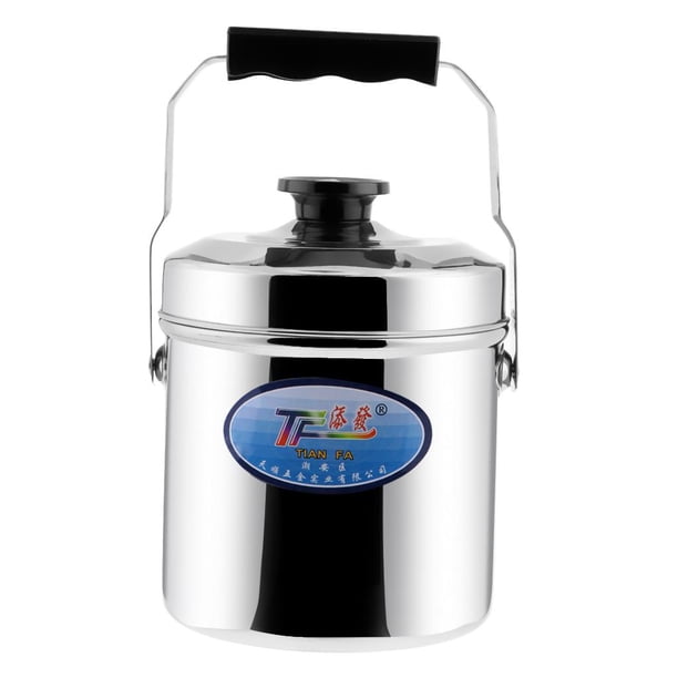 Latas de cocina con mango anti escaldado Zulema Latas de olla de cocina con asa de lazo Doble capa 18cm