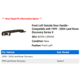thumbnail image 2 of Front Left Outside Door Handle - Compatible with 1999 - 2004 Land Rover Discovery Series II 2000 2001 2002 2003, 2 of 2