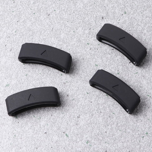 Luxshiny Black Silicone Watch Band Strap, Compatible with Garmin 235, 4Pcs