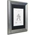 thumbnail image 2 of Trademark Fine Art "Practice Target Patent 1924 White" Canvas Art by Claire Doherty, Black Matte, Silver Frame, 2 of 4