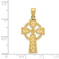 thumbnail image 3 of 14k Diamond-cut Celtic Cross Pendant C3608, 3 of 3