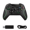 thumbnail image 1 of Controlador de juegos inalámbrico 2.4G Dual Vibration Gamepad Joystick Reemplazo para Xbox One Reemplazo para computadora portátil PS3 PC seitruly EL001310-00B, 1 of 2