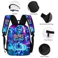 thumbnail image 3 of Movie Sing 2 3 Pcs Backpack Set With Lunch Bag And Pencil Case Casual Bookbag Lunch Box Pencil Box, 3 of 8