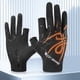 thumbnail image 1 of WEST BIKING Guantes de bicicleta Guantes de mano transpirables con corte de dos dedos (naranja L), 1 of 6