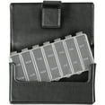 HealthSmart Fashion Travel Pill Case 7 Day Pill Organizer Box, Black