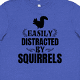 thumbnail image 4 of Inktastic Easily Distracted by Squirrels Youth T-Shirt, 4 of 5