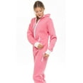thumbnail image 5 of Notus Unisex Adult 0nesie One Piece Pajama Romper Hooded Zip Sleepwear Jumpsuit for Men and Women Pink XXL, 5 of 6