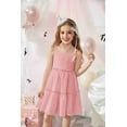 thumbnail image 3 of Arshiner Girls Spaghetti Strap Dress Toddler Summer Dresses Kids Beach Casual Sundresses with Pockets, 3 of 6