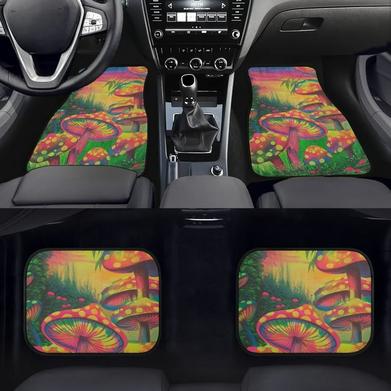 Universal Car Interior Floor Mats Car Floor Carpets Mats 4 Piece
