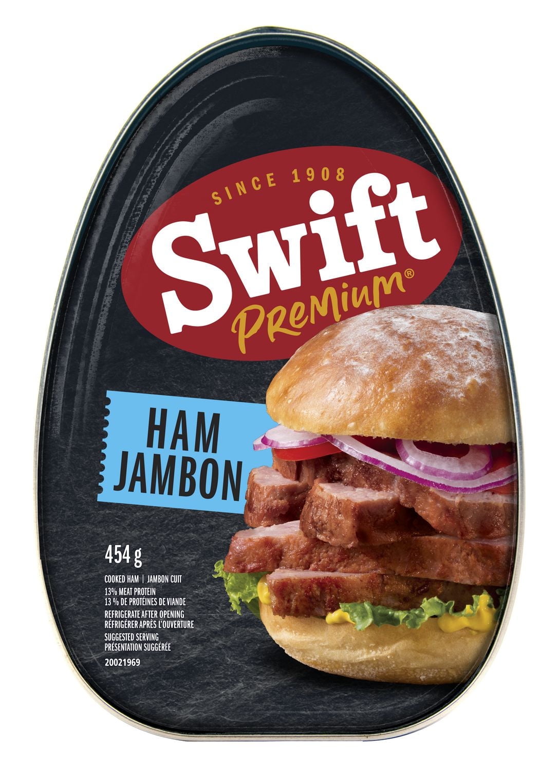 Swift Premium Cooked Canned Ham, 454 g