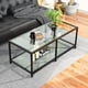 thumbnail image 3 of Mesa de Centro Vidrio Moderna Negro FurnitureR Moderno, 3 of 9