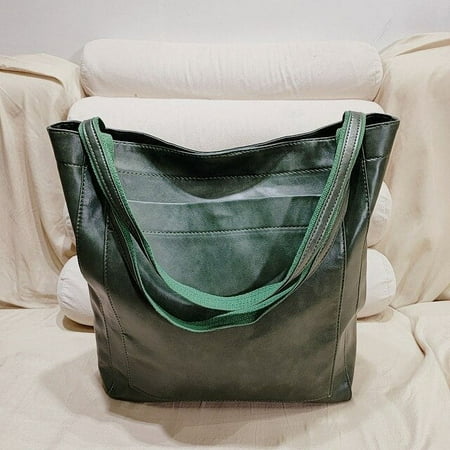 JUYGO Oversized Tote for Women Handbags Large Size Shoulder bags Vintage Style Solid Color Soft PU Leather Purses Sacs à bandoulière