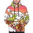 thumbnail image 5 of Lsque Sanrio Pattern Casual Men's Hoodie,Hooded Sweatshirt with Kangaroo Pocket,Pullover Hoodie-Medium, 5 of 8