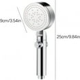 thumbnail image 2 of Cqxid Shower Under $10 Multi Functional High Pressure Shower Head With 5 Modes High Pressure Handheld Shower Head With ON/Off Water Saving Easy To Install, 2 of 7
