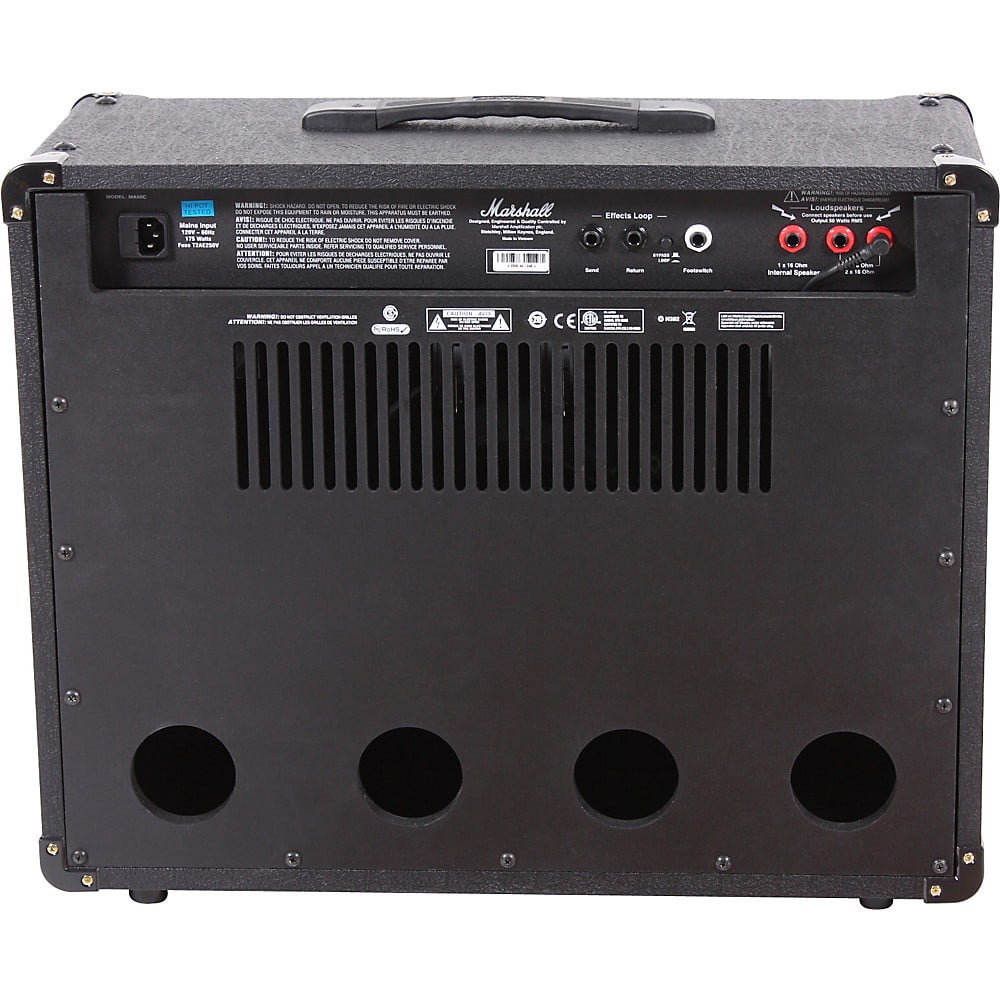 Marshall MA Series MA50C 50W 1x12 Tube Guitar Combo Amp Black
