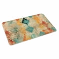thumbnail image 2 of Orange Teal Red Door Mat&nbsp;Indoor Outdoor Entrance, Non Slip Rug for Kitchen Bathroom Entryway Rug, Boho Ethnic Abstract Splashing Art Washable Doormat Floor Mat for Office Home Decor 20x31.5 Inch, 2 of 8