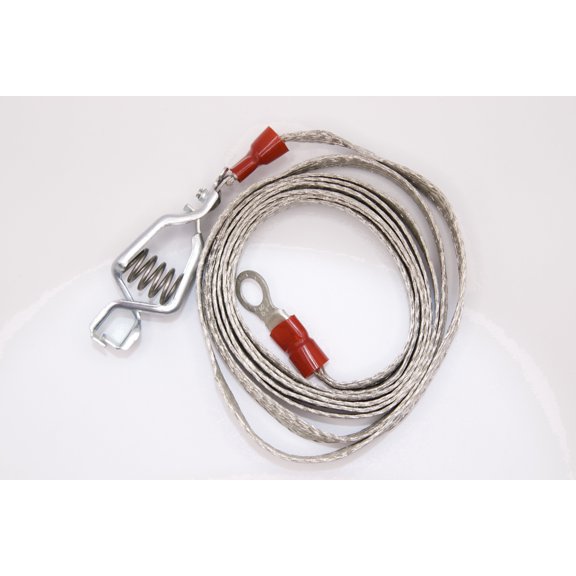 Look North Designs 6 ft. Copper Braided Ground Strap with Clamp