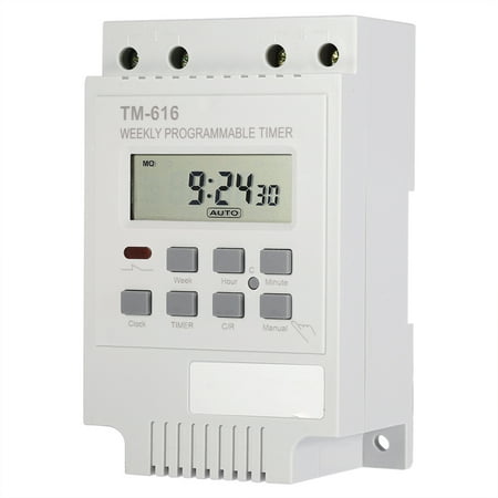 Digital Timer, 220V Programmable Safe Timer, For Household Appliance ...