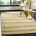 thumbnail image 3 of SAFAVIEH Martha Stewart Chalk Stripe Area Rug, Toffee Gold, 9' x 12', 3 of 4