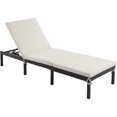 thumbnail image 1 of Boutique Home Sun Lounger Chair With Reclining Backrest, 1 of 5