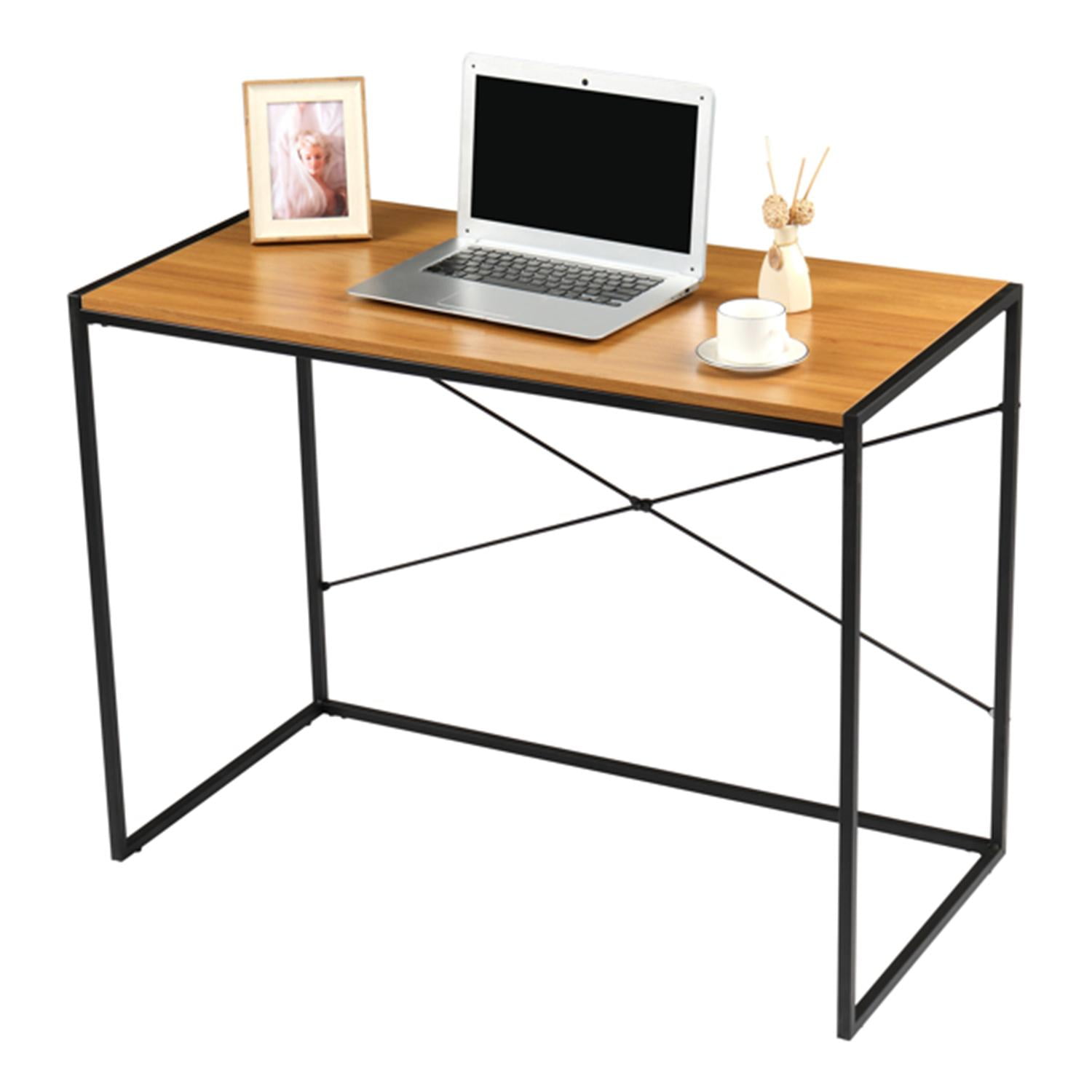 39''L Computer Desk with Xshaped Frame Design, Small Desk for Home and