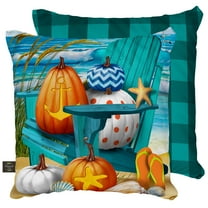 Briarwood Lane Fall At The Beach Pillow