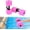 pink, variant on Adoreal Aquatic Exercise Dumbbells Water Dumbbell Pool Resistance Aquatic Fitness Barbells with 4 High-Density EVA Foam Pool Weights Dumbbells, for Water Aerobics Weight Loss blue Short 1 EVA