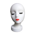 thumbnail image 2 of figatia Female Mannequin Head Display Model Holder Manikin Display Stand for B, 2 of 9
