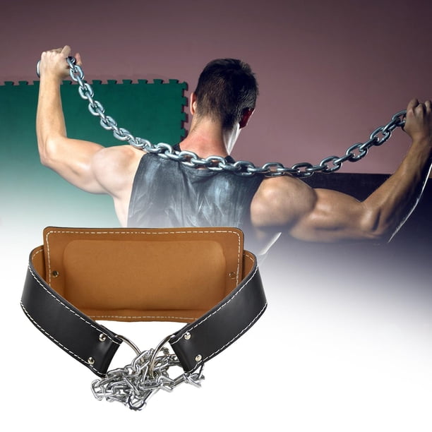 Cinturón de levantamiento de pesas para gimnasio, accesorio de entrenamiento, equipo de Fitness con cadena, soporte de cintura para entrenamiento de