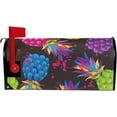 thumbnail image 5 of GZHJMY Tropical Fruit Colorful Pineapple Magnetic Mailbox Cover Large Size Mailbox Wraps MailWraps Post Letter Box Cover Garden Yard Oversized 25.5 x 21 inch Home Decor, 5 of 7