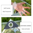 thumbnail image 2 of Transparent Waterproof Tarpaulin With Reinforced Eyelets, Plant Cover, Industrial Tarpaulin Sheet, Foldable Transparent Anti-aging Tarpaulin, 0.8x1.5m, 2 of 5