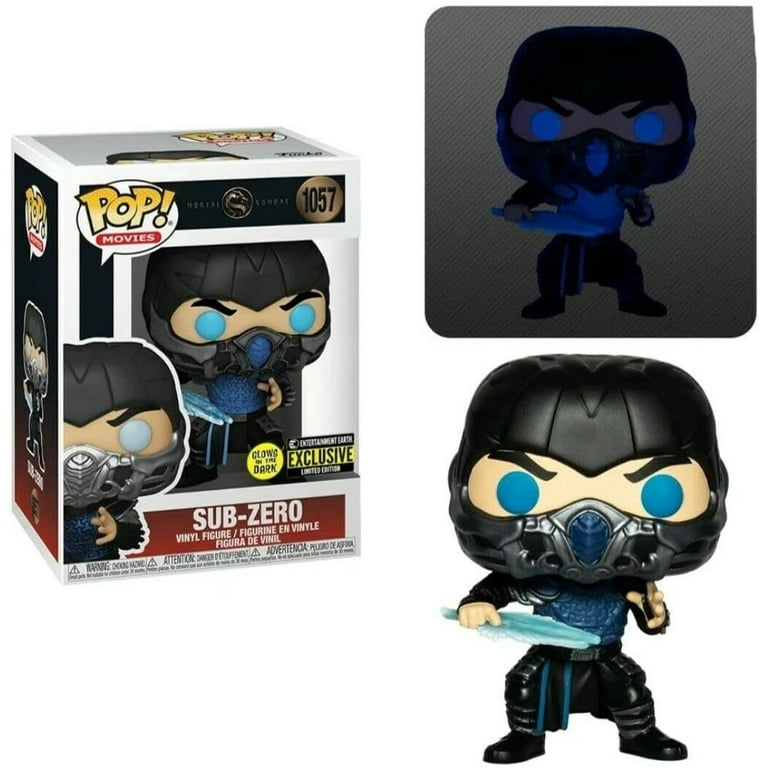 Funko Pop Mortal Kombat Movie Sub Zero Glow in The Dark Exclusive