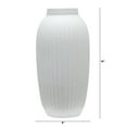 thumbnail image 3 of Better Homes & Gardens Indoor Speckled Ribbed Ceramic Vase, 16", White, 3 of 8