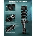 thumbnail image 2 of AUTOMUTO Strut Spring Assembly Front Struts Shock Absorber Fit for 2010-2013 for Ford Fiesta, 2 of 7