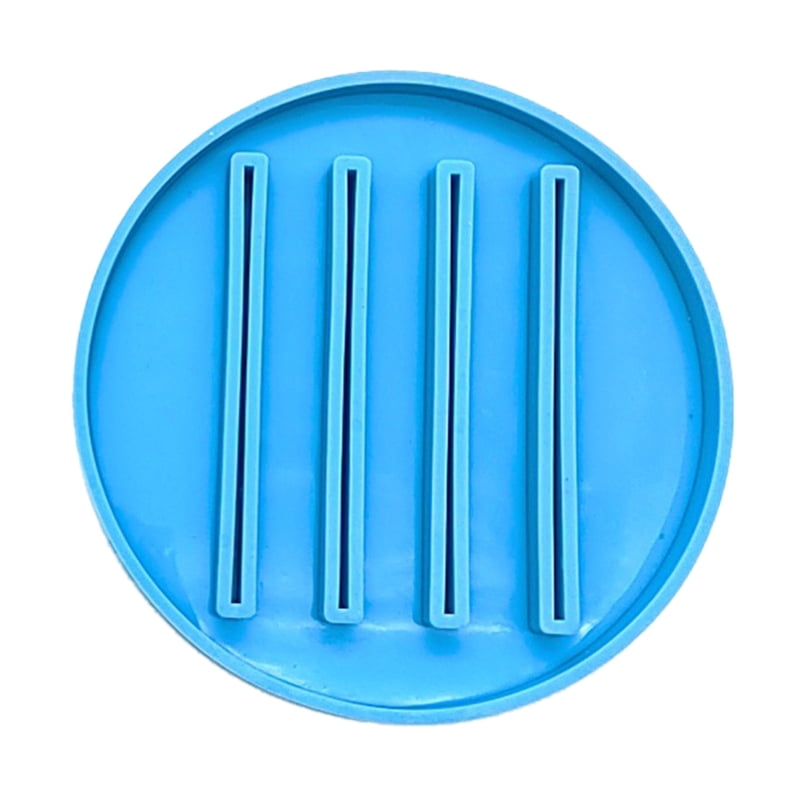 Coaster Resin Molds Set Silicone Coaster Storage Rack Mold Heart Silicone Epoxy Casting Mold for DIY Art Craft Cup Mats