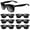 Black, variant on Black Sunglasses Bulk, 6/12/24/48 Pack Sunglasses Party Favors for Summer Beach Pool Birthday Wedding Party Supplies