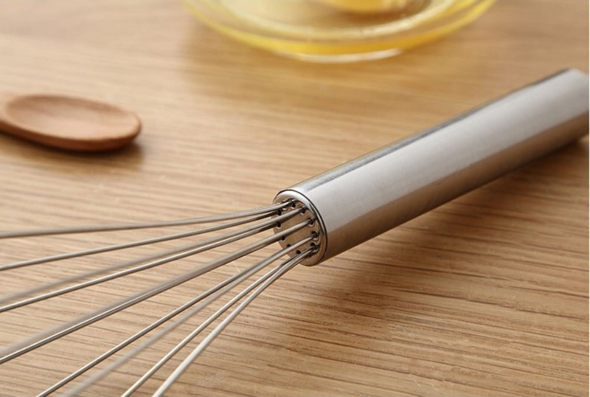Whisks for Cooking Set, Stainless Steel Wisker for Baking, Blending,  Rust-Proof Balloon Wire Whisker Egg Whisk Hand Mixers (8 in + 12 in, 2)