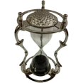 thumbnail image 2 of Maritime Treasures Handmade Brass Black Sand Hourglass Nautical Chrome Finish Sand Timer Décor, 2 of 3