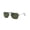 Polished Gunmetal Frame | G-15 Green Lens, variant on RAY-BAN RB3136 CARAVAN Square Shape Sunglasses Polished Arista Gold Frame | G-15 Green Lens 58mm