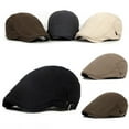 thumbnail image 4 of Chapeau Rétro Décontracté pour Hommes, Été Hiver, Golf, Gavroche, Conduite, Casquette Plate, 4 of 8