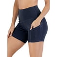 thumbnail image 5 of SAYFUT Women's High Waist Workout Yoga Shorts with Out Pockets Tummy Control Athletic Sports Pants, 5 of 7