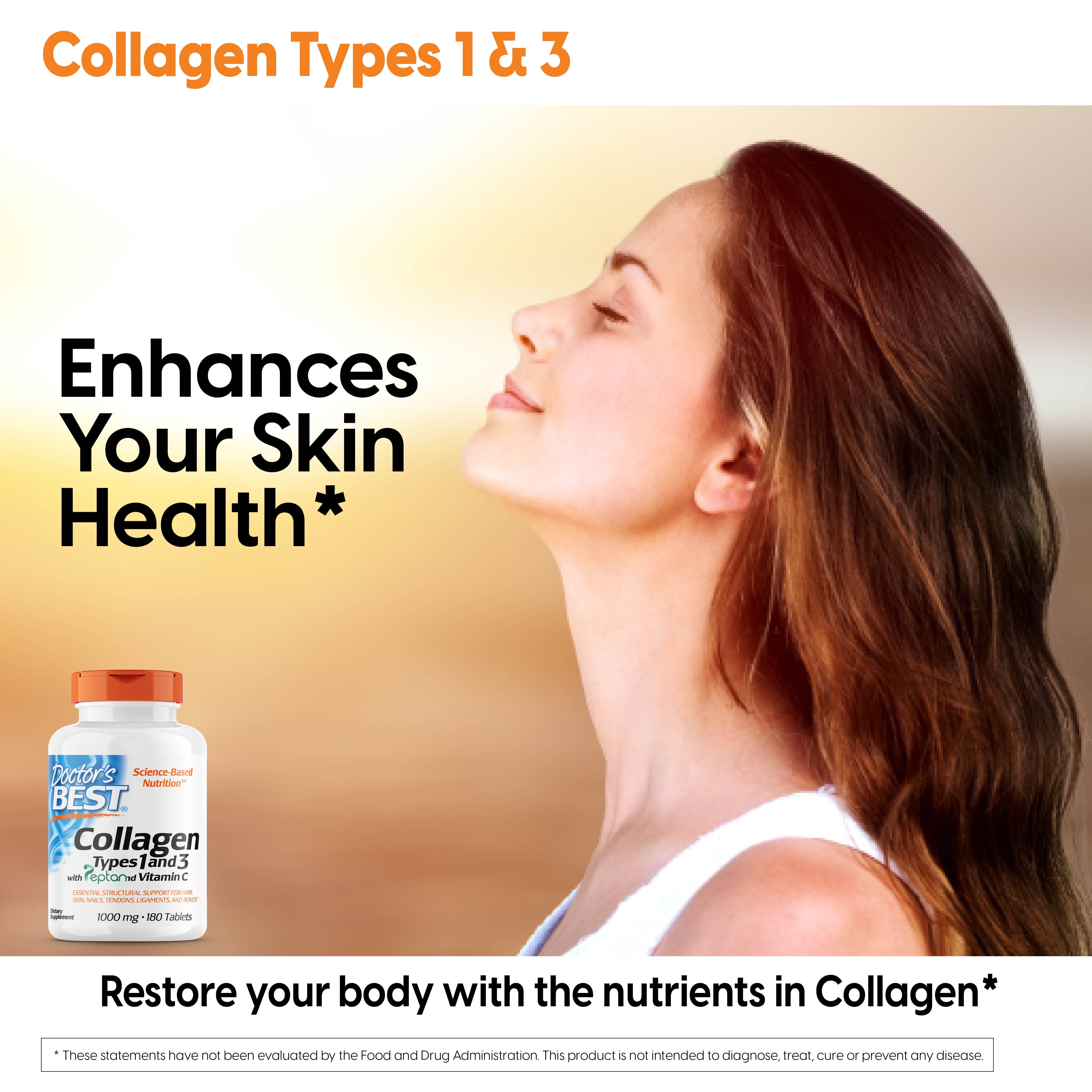 Doctor's Best Collagen 1 & 3 with Peptan, Non-GMO, Gluten Doctor's Best Collagen 1 & 3 with Peptan, Non-GMO, Gluten