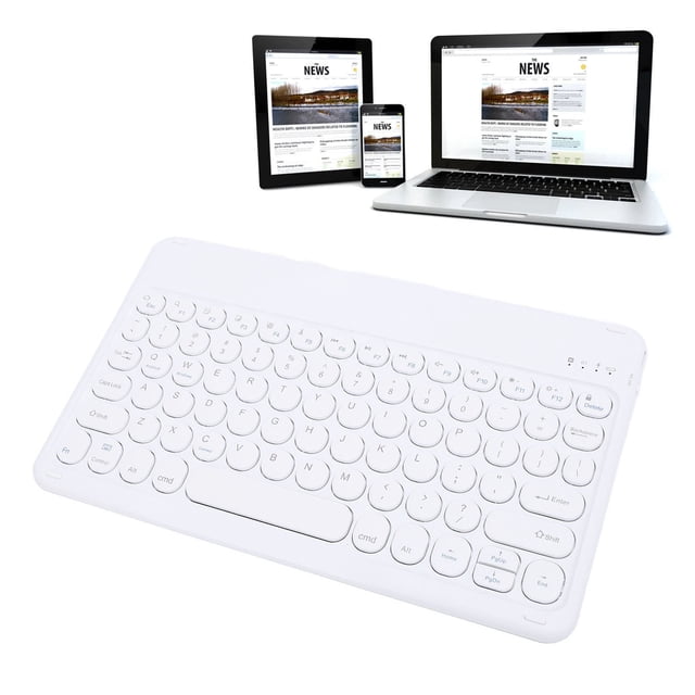 Slim Portable Keyboard for Efficient Typing on Tablet, Smartphone, Laptop, 2.4GHz Frequency Range, Suitable for , for Wins, for OS X