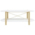 thumbnail image 3 of vidaXL Coffee Table White 110x48x40 cm Engineered Wood, 3 of 4