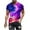 K Multicolor, variant on Idoravan Mens Shirts Casual Stylish Mens Shirts under $5.00 Men's Casual Sky Printed Round Neck Short Sleeved T-shirt Top