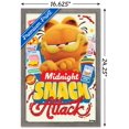 thumbnail image 3 of The Garfield Movie - Midnight Snack Attack Wall Poster, 14.725" x 22.375" Framed, 3 of 5